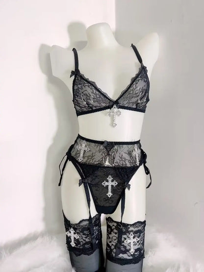 Lace Tank Tops Cross Tops LolitaTank Tops Kawaii Tank Tops Gothic Tank Tops y2k accessories harajuku fashion y2k crop top