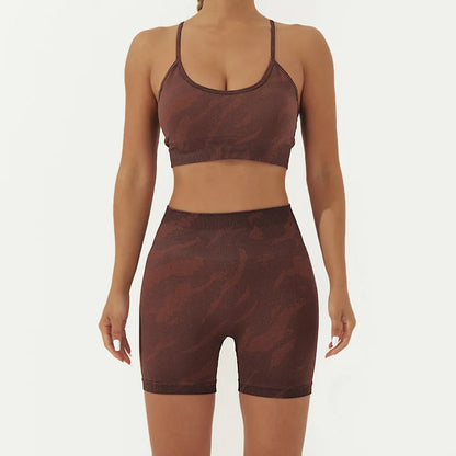 Women's Fitness Clothing Gym Sport Outfit for Woman Sweatsuit Lady Sets Womens Clothes Gym Women 2 Piece Set Outfit Sports Bra