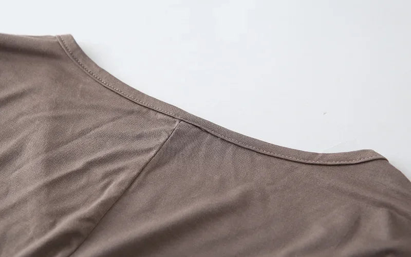 Fashion Tops Tees 2025 Summer T-shirt Women Half-Sleeve Solid Loose Shirt V-neck Oversize Basic Top Shirts for Women Casual