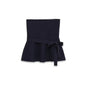 HH Women New Fashion Short Skirt Style Hem Knitted Bow Top Female Summer Sexy Sleeveless Backless Casual Solid Slim Tops Mujer