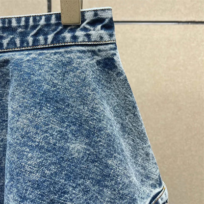 Women's jeans New retro washed women's pants for summer 2025 y2k pure cotton straight leg pants Low waist loose wide leg pants