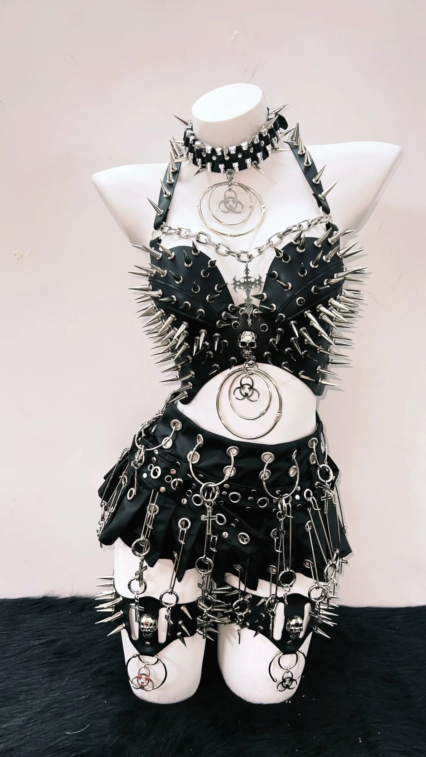 Rivet Tank Tops  Gothic Tank Tops Punk Tank Tops y2k clothes y2k crop top gothic clothes Skull top vintage tops  y2k fashion