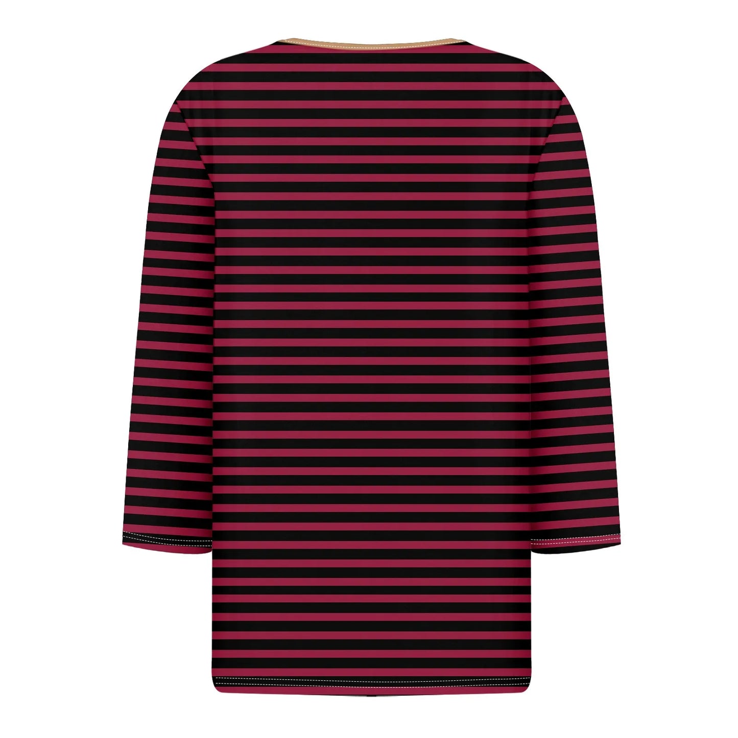 Tops For Women Women'S T Shirt Tee Print Button 3/4 Sleeve Daily Weekend Fashion Basic V Neck Regular Top Ropa De Mujer New