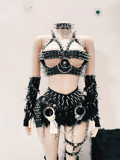 Skull top vintage tops Gothic Tank Tops Punk  Tops y2k clothes y2k crop top gothic clothes y2k top harajuku Tank Tops rivet Tops