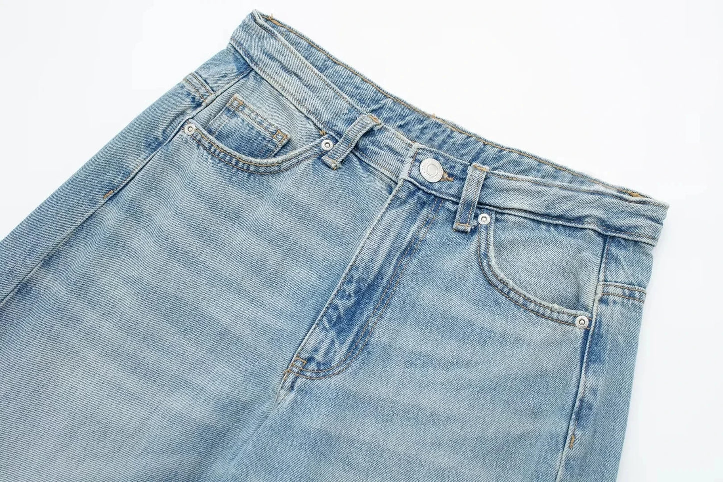 HH Jeans For Women 2023 Worn In All Seasons Denim 4 Colors Long Trousers Female Cool High Street Women's Wide Leg Pants