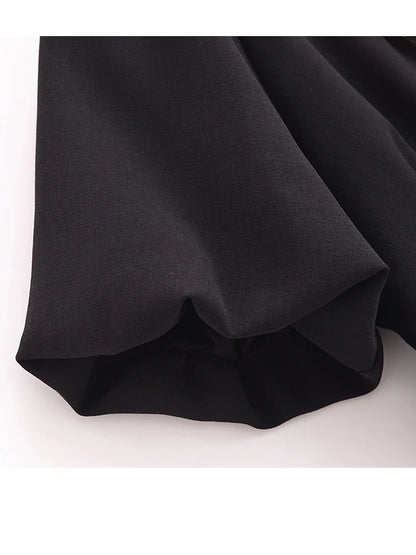 Women Summer Mini Dress 2025 Fashion Solid Short Sleeve O-Neck Female ELegant Street Dresses Clothing