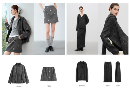 FSLE 2025 New Women's Jeans Chic Brown Straight Leg Pants Cotton Washed Denim High Waist Tummy Control Slim Fit Casual Trousers