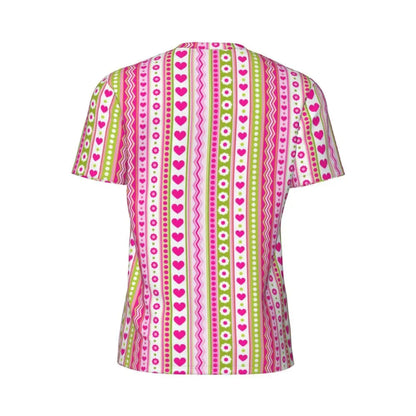 Gym T Shirt For Mens Retro Dots And Stripes T Shirts Fashion Blue Line Design Summer Tees O Neck Basic Graphic Clothes Plus Size