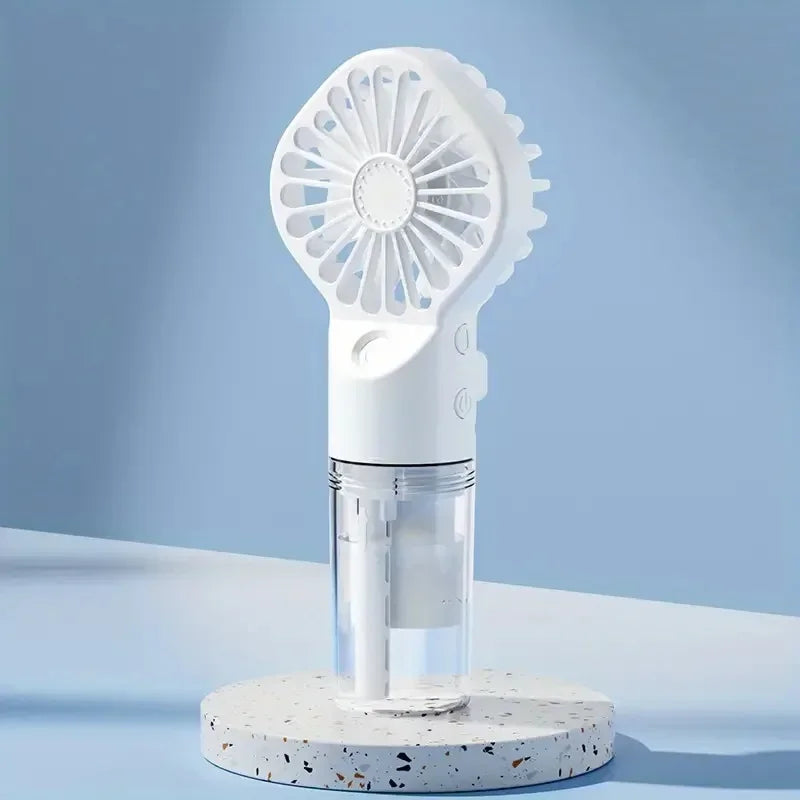 Xiaomi Summer Portable Handheld Misting Fan Operated USB Rechargeable Mini Face Steamer Fan for Sport Outdoor