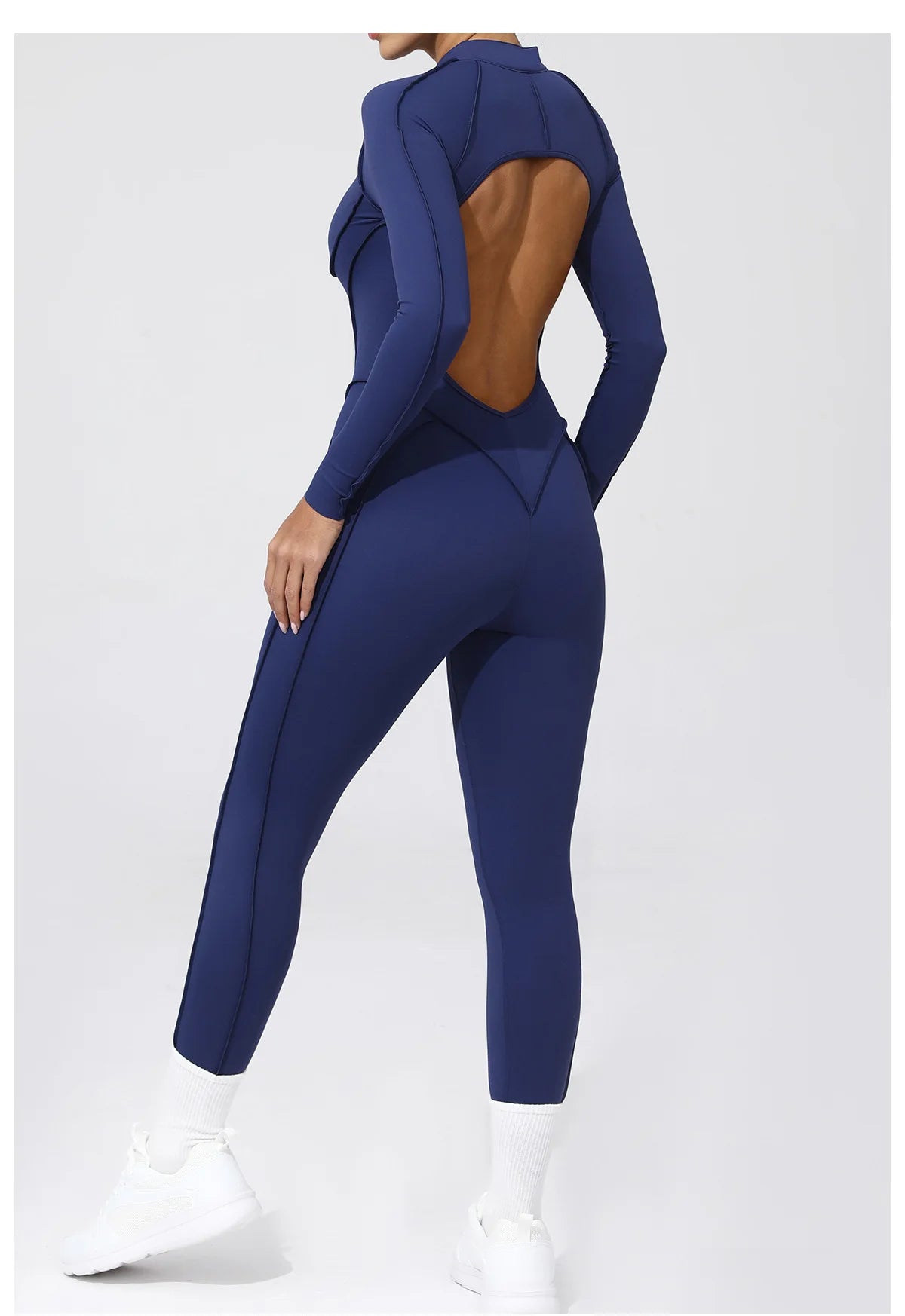Yoga Suit Gym Set Women Training Sportswear Fitness Long Sleeved Sports Jumpsuit Women Push Up Female Workout Clothes Bodysuits