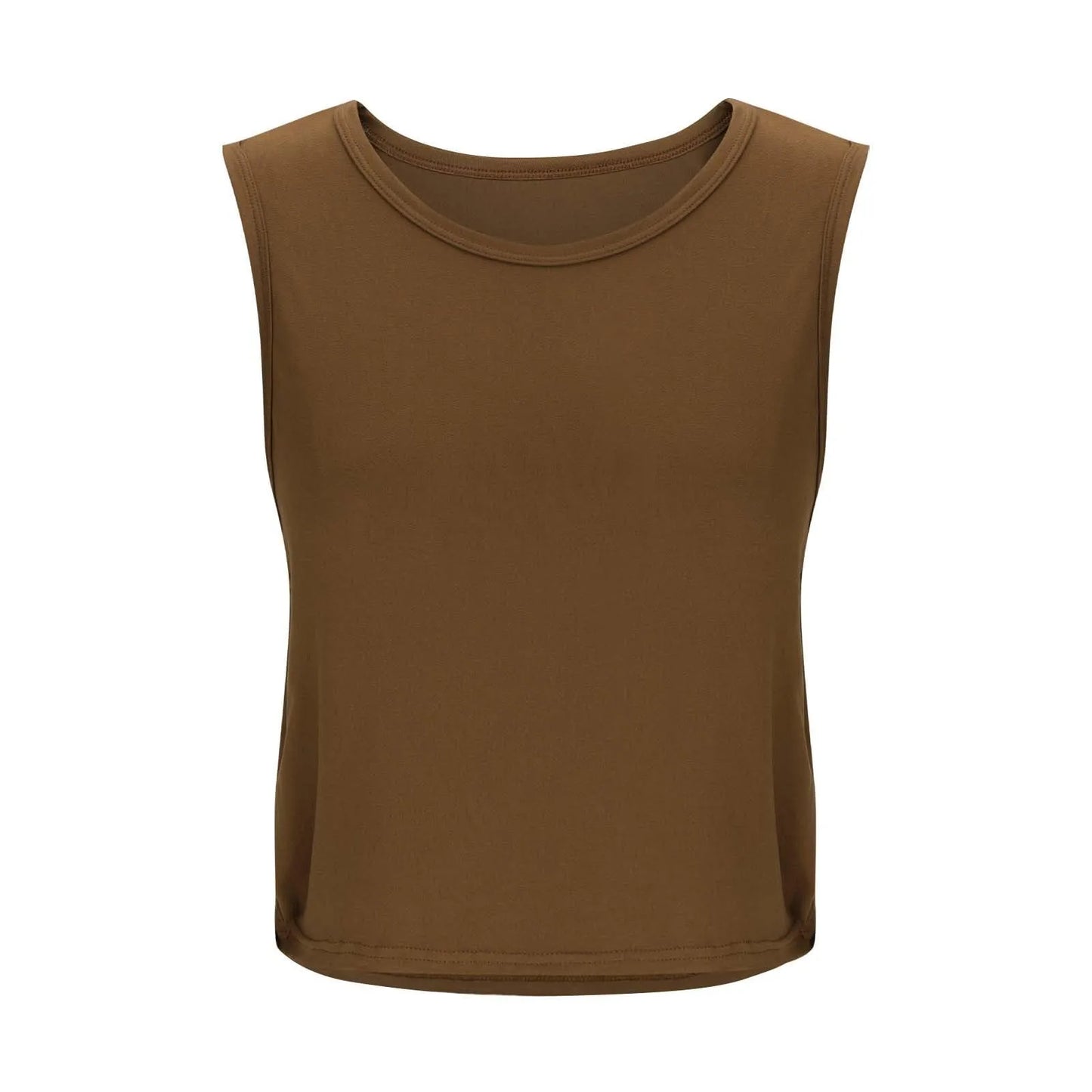 Women Sleeveless Yoga Tops Breathable Blouse Cover Up Gym Workout Cool T-Shirt Running Short Tank Crop Top Athletic Vest