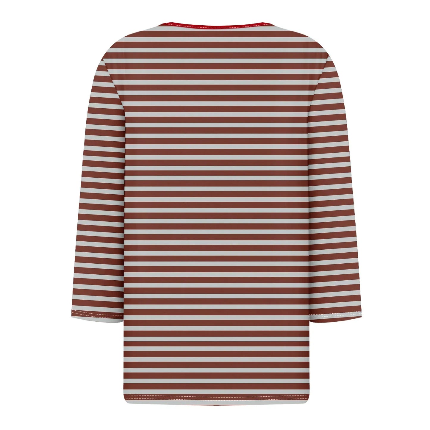 Tops For Women Women'S T Shirt Tee Print Button 3/4 Sleeve Daily Weekend Fashion Basic V Neck Regular Top Ropa De Mujer New