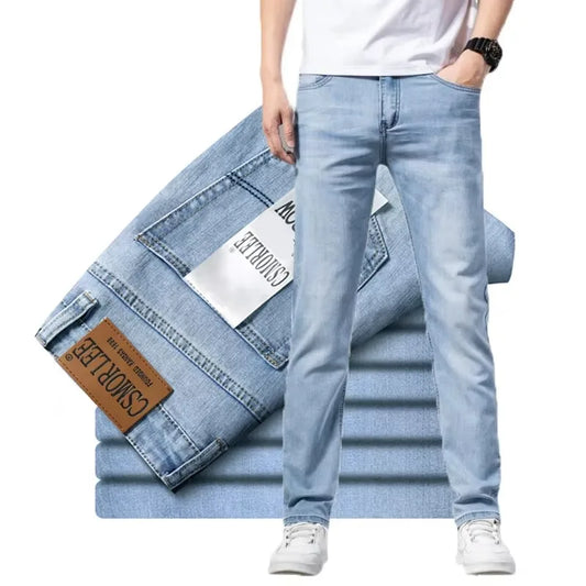 2025 Brand Jeans Summer Style Utr Thin Light  Men's Jeans Fashion Male Casual Denim Men's Jeans Slim Wholesale Jeans