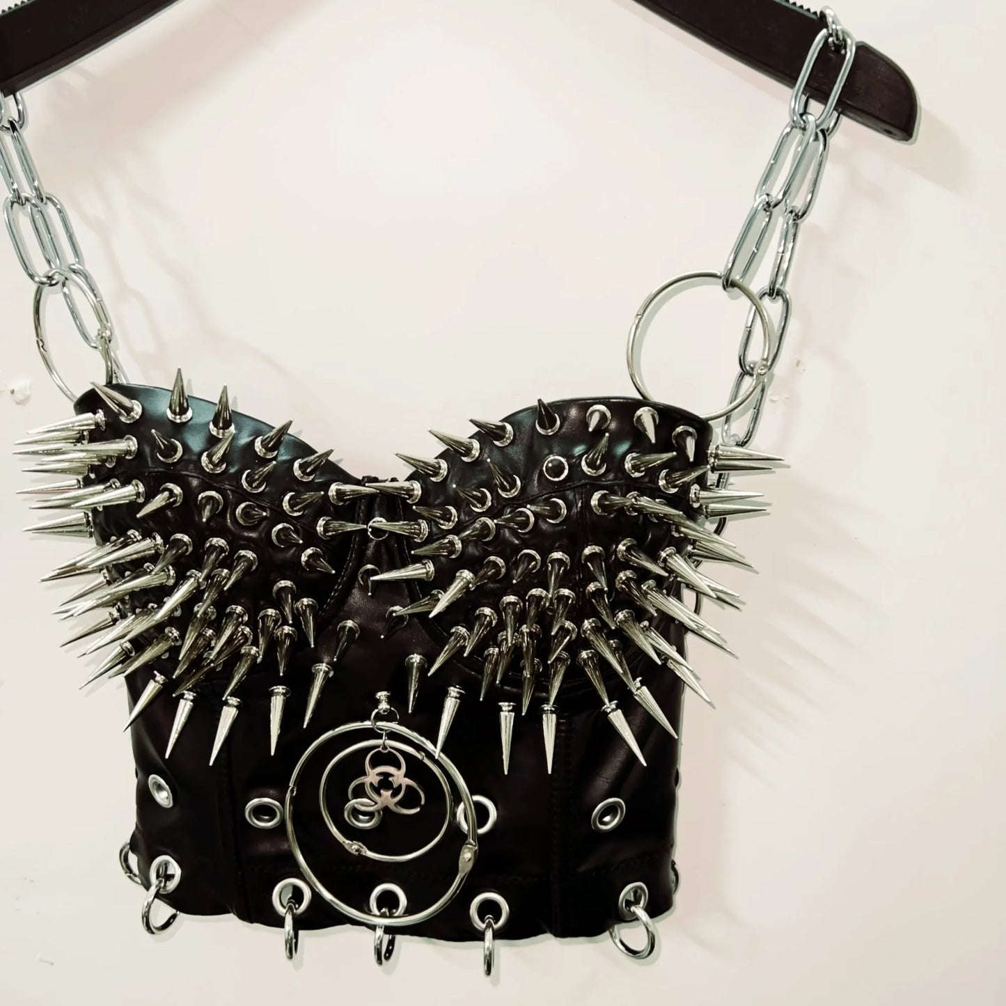 Rivets Tank Tops gothic clothes y2k crop top Cross Tops Gothic Tank Tops Punk Tank Tops Skull top vintage tops y2k fashion