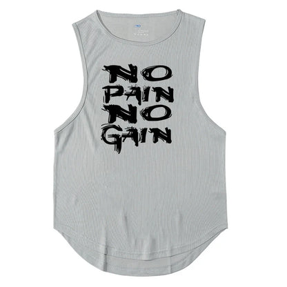 Gym Top Men Men's Clothing Fitness Clothes Shirt Bodybuilding Vests Man Vest Singlet Singlets Muscular Stringer T-shirts Tops