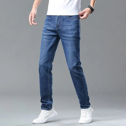 Men's New Fashion Business Jeans for Autumn and Winter  Classic Style Casual Stretch Slim Jeans  Men's Brand Jeans Jeans Pants