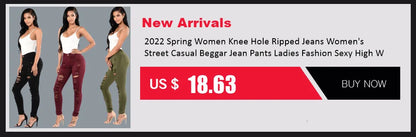 Women Straight Leg Ripped Jeans For Women Fashion Loose Hole Streetwear Women High Waist Pants Hole Denim Trousers