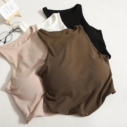 2025 Summer Women Top with Cups Comfortable U Sports Bra For Running Yoga Gym Tank Top Women's Crop Tops