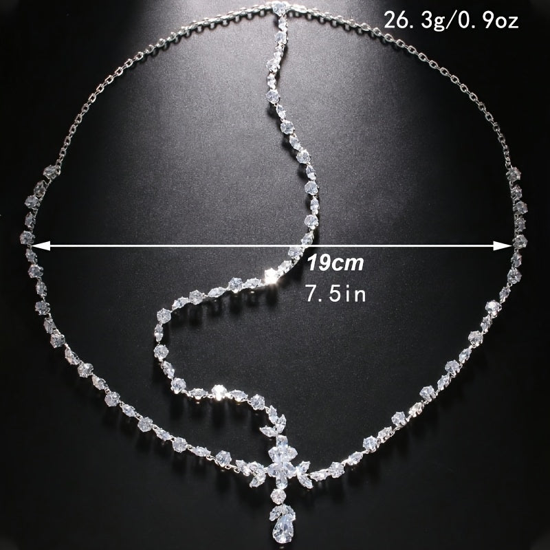 Luxurious Rhinestone Bridal Headband - Elegant Hair Accessory For Wedding Dress, Tiara Style, College Fashion, Bridal Hairpiece