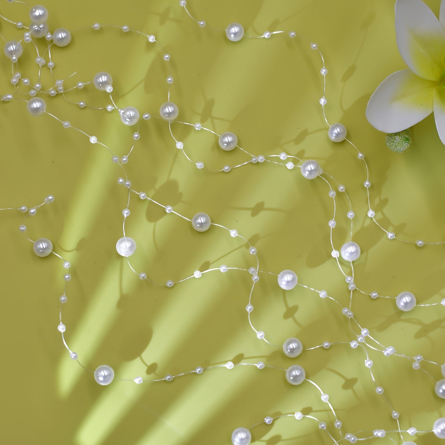 1PC Elegant Faux Pearl Hair Comb Exquisite Beads Tassel Bridal Wedding Dress Headpiece